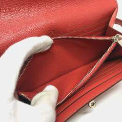 Pre Owned Hermes Kelly Pink Epsom Flag Long Wallet