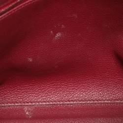 Pre Owned Hermes Tosca Taurillon Clemence Leather Palladium Finish Kelly Retourne 35 Bag