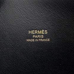 Pre Owned Hermes Bolide  Size 25 1923 Black Epsom