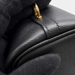 Pre Owned Hermes Bolide  Size 25 1923 Black Epsom
