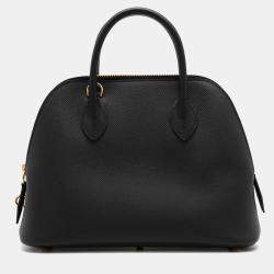 Pre Owned Hermes Bolide  Size 25 1923 Black Epsom