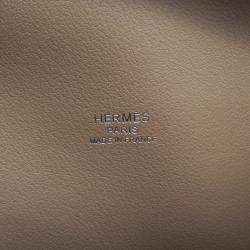 Pre Owned Hermes Petite Course Etoupe Epsom Bag