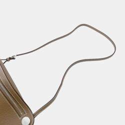 Pre Owned Hermes Petite Course Etoupe Epsom Bag