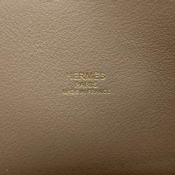 Pre Owned Hermes Bolide  Size 25 1923 Etoupe Evercolor Bag