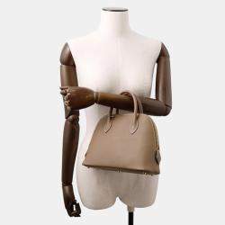 Pre Owned Hermes Bolide  Size 25 1923 Etoupe Evercolor Bag
