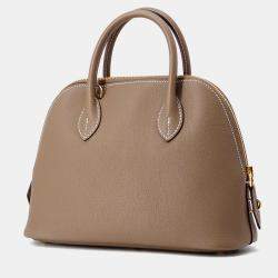 Pre Owned Hermes Bolide  Size 25 1923 Etoupe Evercolor Bag