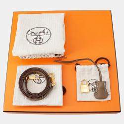 Pre Owned Hermes Bolide  Size 25 1923 Etoupe Evercolor Bag