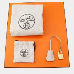 Pre Owned Hermes Birkin Size 25 Beton Togo Leather Bag