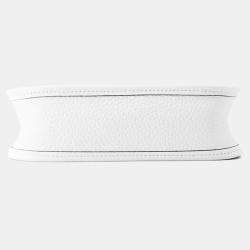 Pre Owned Hermes Evelyne Long  Size Tpm New White Taurillon Clemence Bag 