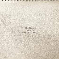 Pre Owned Hermes Bolide Size 25 1923 Craie Epsom 
