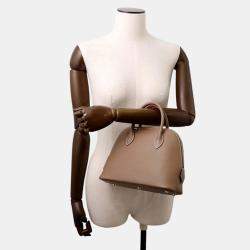 Pre Owned Hermes Bolide Size 25 1923 Etoupe Evercolor Bag