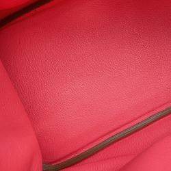 Pre Owned Hermes Birkin Rose Lipstick Togo Leather Size 30