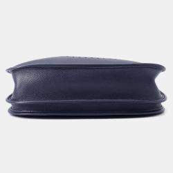 Pre Owned Hermes Evelyne3 Blue Indigo Epsom Size Pm