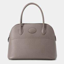 Pre Owned Hermes Bolide Etain Epsom Size 27
