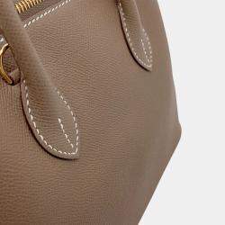 Pre Owned Hermes Bolide1923 Etoupe Epsom Size 25