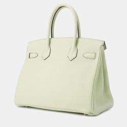 Pre Owned Hermes Birkin Grineve Togo Leather Size 30