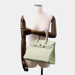 Pre Owned Hermes Birkin Grineve Togo Leather Size 30