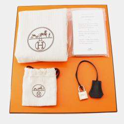 Pre Owned Hermes Birkin Black Togo Leather Size 25