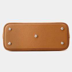 Pre Owned Hermes Bolide 1923 Gold Epsom Size 30