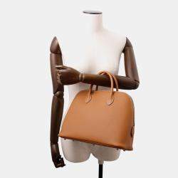 Pre Owned Hermes Bolide 1923 Gold Epsom Size 30