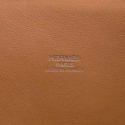 Pre Owned Hermes Bolide 1923 Gold Epsom Size 30