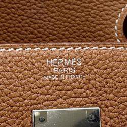 Pre Owned Hermes Birkin Gold Togo Leather Size 30