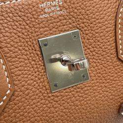 Pre Owned Hermes Birkin Gold Togo Leather Size 30
