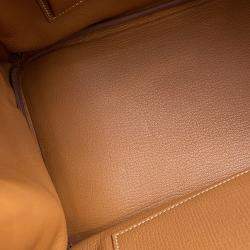 Pre Owned Hermes Birkin Gold Togo Leather Size 30