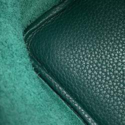 Pre Owned Hermes Picotin Lock Malachite Taurillon Clemence Size PM
