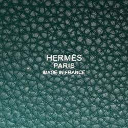 Pre Owned Hermes Picotin Lock Malachite Taurillon Clemence Size PM