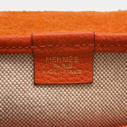 Pre Owned Hermes Boolean Lang Sanguine Taurillon Clemence