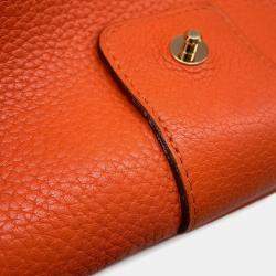 Pre Owned Hermes Boolean Lang Sanguine Taurillon Clemence