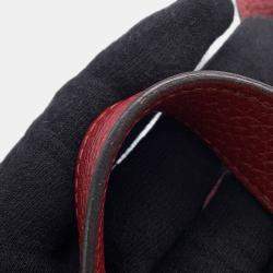 Pre Owned Hermes Picotin Lock Rouge Grenat Taurillon Clemence Size PM
