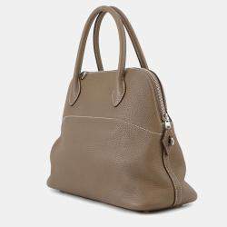 Pre Owned Hermes Bolide Etoupe Taurillon Clemence Size 31