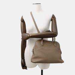 Pre Owned Hermes Bolide Etoupe Taurillon Clemence Size 31