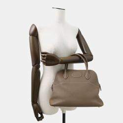 Pre Owned Hermes Bolide Etoupe Taurillon Clemence Size 31