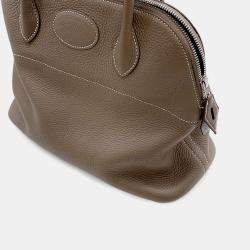 Pre Owned Hermes Bolide Etoupe Taurillon Clemence Size 31