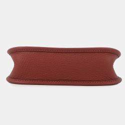 Pre Owned Hermes Evelyne Long Rouge H Taurillon Clemence Size TPM