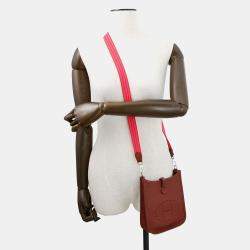 Pre Owned Hermes Evelyne Long Rouge H Taurillon Clemence Size TPM