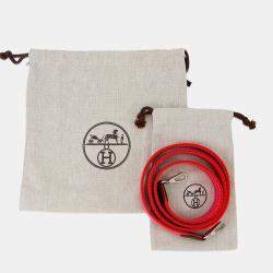 Pre Owned Hermes Evelyne Long Rouge H Taurillon Clemence Size TPM