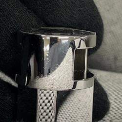 Pre Owned Hermes Herbag Zip Letournet Cabin Ecru/Blue Zellige/Black Toile Military Vache Hunter Leather Size 50