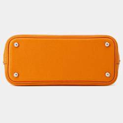 Pre Owned Hermes Bolide 1923 Apricot/Gold Evercolor Size Mini