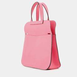 Pre Owned Hermes Halzan Rose Azalee Evercolor Size 25