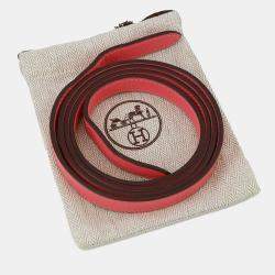 Pre Owned Hermes Halzan Rose Azalee Evercolor Size 25