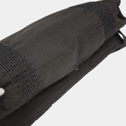 Pre Owned Hermes Gray Canvas Herline Besace MM Messenger Bag
