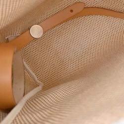 Pre Owned Hermes Beige Toile GM Herbag a Dos Backpack