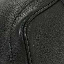 Pre Owned Hermes Black Negonda Garden Party 30 TPM Tote Handbag