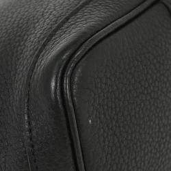 Pre Owned Hermes Black Negonda Garden Party 30 TPM Tote Handbag