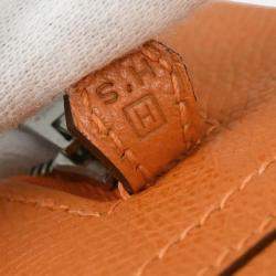 Pre Owned Hermes Orange Epsom Mini Plume Handbag