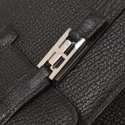 Pre Owned Hermes Black Chevre Myzore Drag 2 32 Handbag
